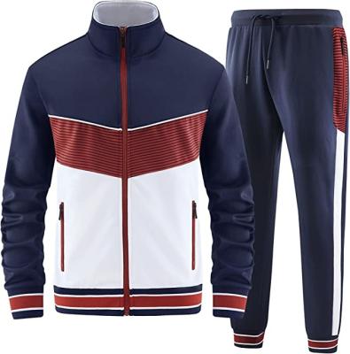 China Breathable Long Sleeve Full Zip Hoodie Jogger Men's Running Sweatsuit Set for sale