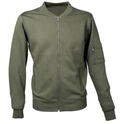 China Organic Cotton or BCI Cotton Men's Breathable Bomber Jacket for sale