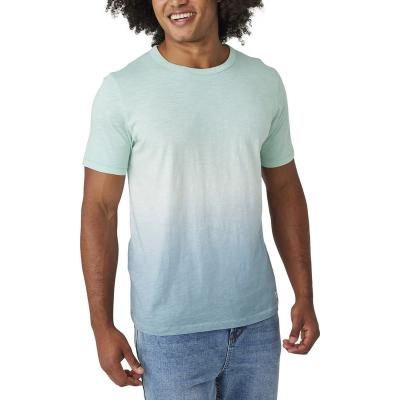 China Anti-pilling Mens Dip Dye Cotton T-Shirt Pre Shrink T-shirt for sale