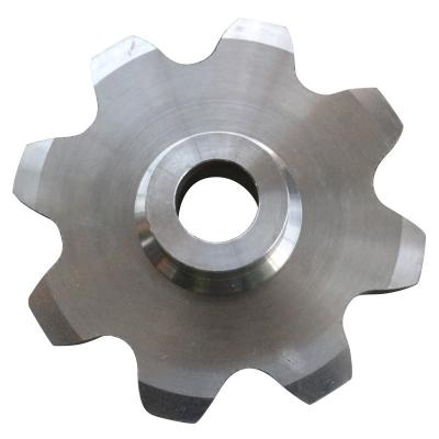 China OEM Aluminum Sprocket Chains Motorcycle Parts Transmission Chain Sprockets Zinc C45 Steel Plating Double Chain Sprocket Wheel for sale