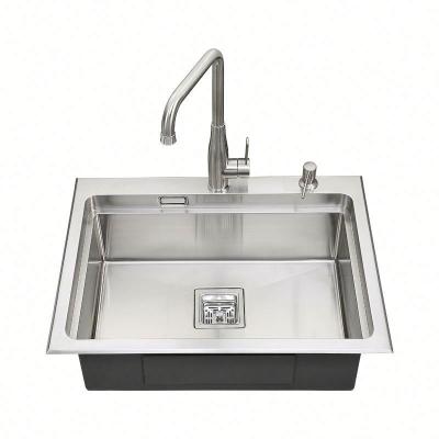 China With Faucet Zhongshan Aifia Kitchen Sink JDBSG-6548-A Small Stainless Steel Sink for sale