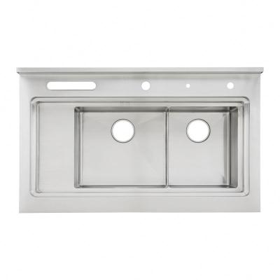 China Without Faucet Best Selling 304 Stainless Steel Metal Wholesale Modern Kitchen Sink for sale