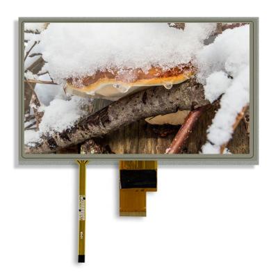 China Original 8.0 inch LVDS LCD display screen ZJ080NA-08A with touch panel-T2 resolution 1024*600 brightness 500 contrast 700:1 8.0 inch for sale