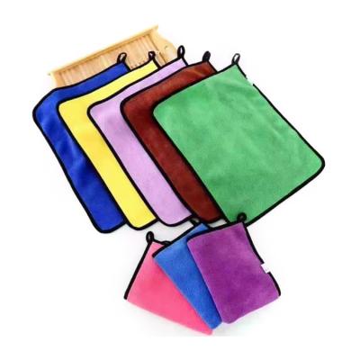 China Factory Outlet Double Sides Car Wash Super Absorbent Soft QUICK DRY Microfiber Towel for sale