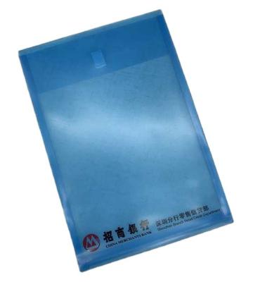 China Office Supplies Custom Size A4 Plastic Document Bag PP Envelope Folder for sale