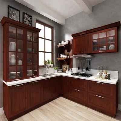 China Household Project Environmentally Friendly American Traditional Walnut Sideboards Solid Wood for sale