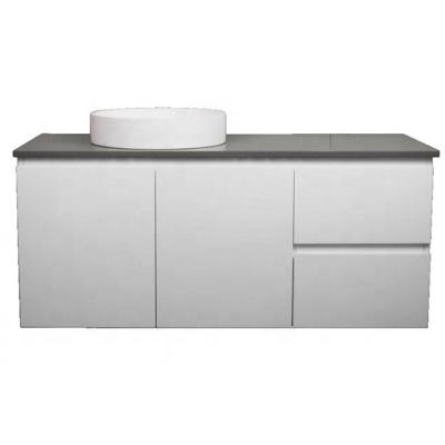 China Hot-selling Australian style environment-friendly wall hung double sink bathroom vanity for hotel project for sale