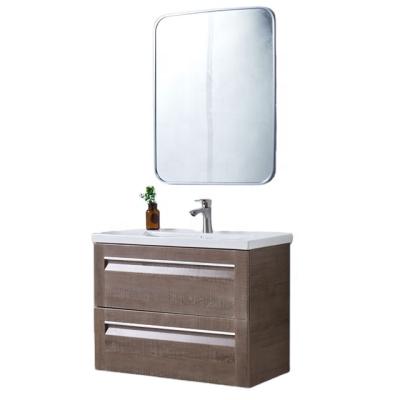 China Environmental Friendly Modern Double Sink Cabinets European Bathroom Vanity With 2 Drawer for sale