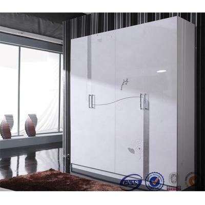 China Custom Made 4 Door Bedroom Wardrobe From Foshan Environmental Friendly Manufacture for sale