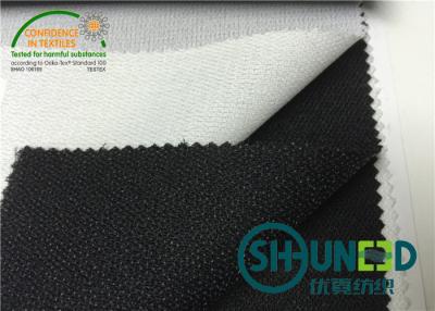 China 100% Polyester Bonded Interlining , Bump Interlining For Garments for sale