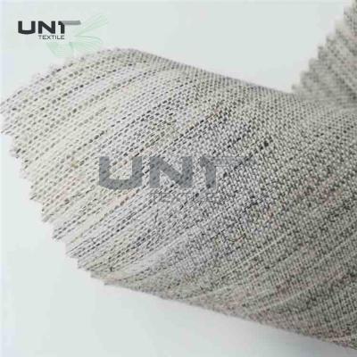 China Width 150cm Canvas Woven Wool Interlining For Uniform Suit for sale