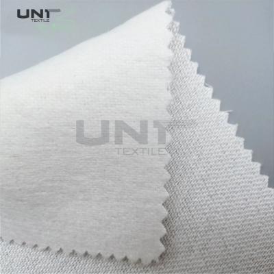 China Polyester Tie Woven Interlining Single Side Brushed For Men Clothing for sale