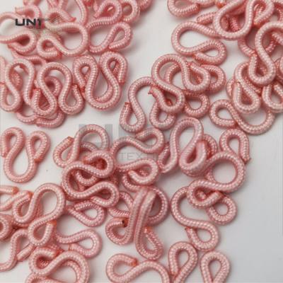 Cina Linguette coperchio velata accessori 17mm x 9mm del tessuto di nylon di Rosa dell'indumento del reggiseno della biancheria intima in vendita