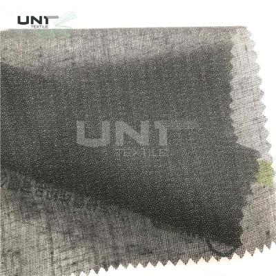 Cina 20 - 120gm Tc Nero Tessuto Fusibile Collare Camicia Interlining Eco Friendly in vendita