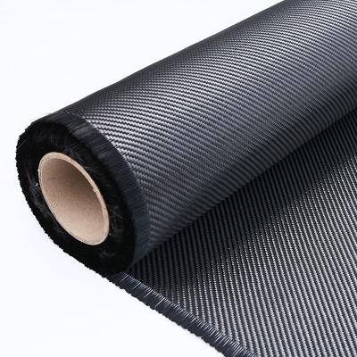 China Custom Carbon Fiber Fabric 0.32mm Plain Carbon Fiber Cloth Construction Reinforcement Industrial for sale