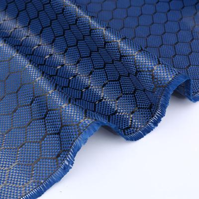 China 3K 6K Carbon Fiber Fabric Hexagonal Football Pattern Carbon Fiber Cloth Various Specifications Color Jacquard for sale