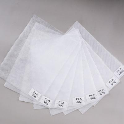 China Eco-Friendly PLA Spunbond Nonwoven Fabric 100% Biodegradable Material for sale