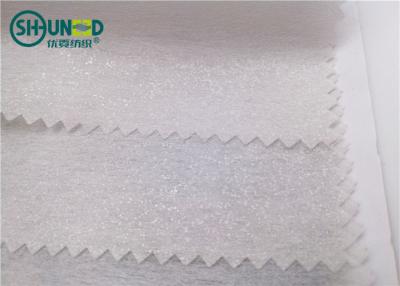 China LDPE Chemical Bond Non Woven Interlining Fusing Embroidery Lining For Industry Glass Fiber for sale