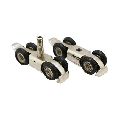 China Modern Cabinet Roller Closing Track For Sliding Door Sliding Door Trolley Wheel for sale