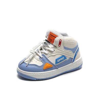 China 2022 Children's Running Shoes Girls Shoes Children Kids Basketball Sneakers High Top Lightweight Children's White Shoes Te koop