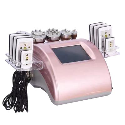 China 2020 Newest Weight Loss Lipolaser 6-1 RF Cavitation Slimming Machine For Cellulite Reduction for sale