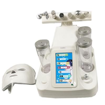 China Peel Revitalizer 7 In 1 Hydra Bio Water Dermabrasion RF Bubble Machine With Led Mask for sale