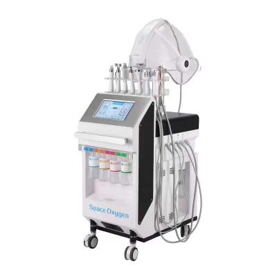 China Skin Revitalizer 2022 Multifunction 10 in 1 Ultrasonic Oxygen Hydra Space Facial Dermabrasion Machine for Skin Rejuvenation for sale