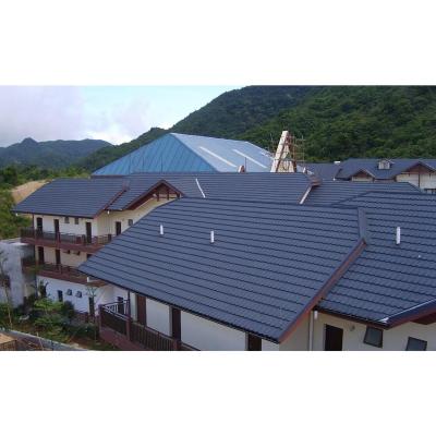 China Manufacturer Roman Style Fireproof Stone Coated Metal Roofing Roof Tiles Supplier for sale