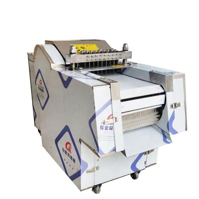 China Frozen Pork Commerical Chicken Cube Cutter / Big Meat Cutting Machine / Meat Cube Machine for sale