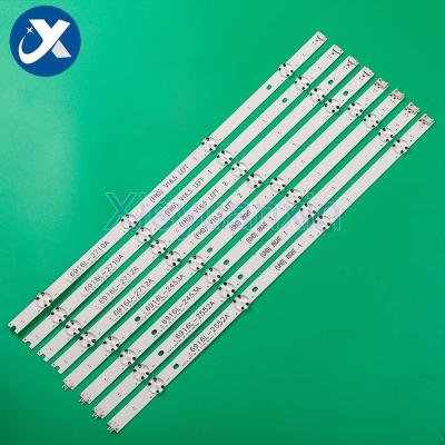 China TV Repair 49inch LED TV Backlight Strips For LG 49UHD 3V 1W Square Lens TV Bars Repair V16 ART3 2452 Rev3.2 2 for sale