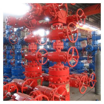 China API 6A Gas Plant Outlet Oil Production Equipment Wellhead Device Oil Field Christmas Tree for sale