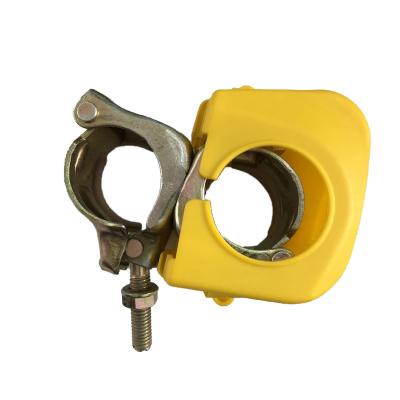 China Contemporary Yellow PE material plastic Scaffolding Clamp Coupler safety protect Cover  Coupler cap Te koop