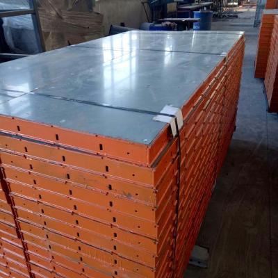 China Modern Concrete Support Different size Wall internal Steel Formwork Panel with playwood plastic cover for sale