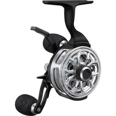 China LEFT HAND Carbon Ice Fishing Reel Integrated Ice Fishing Magnetic Reel Drop System 3.2 1 8+1 High Speed ​​Machining BB NC Ice Wheel for sale