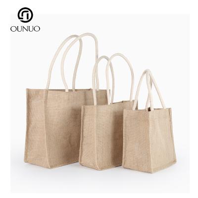 China NATIONAL size and type customizable middle bag (30-50 cm) of jute hemp packaging pattern for sale