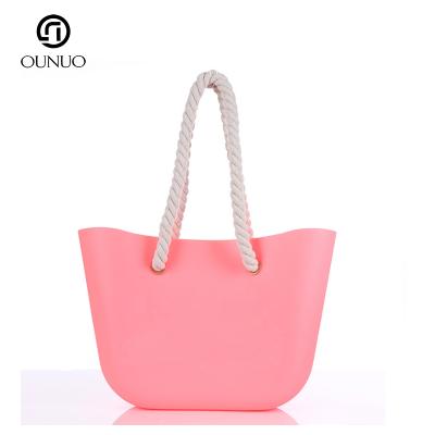 China NATIONAL Promotion Tote Bag Silicone Rubber Beach Shopping Bag for sale