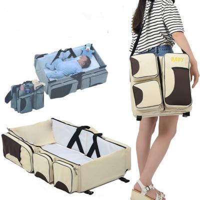 China Baby Tote Diaper Bags Wholesale Bad Messenger Bags Baby Movement Breast Pump Mommy for sale