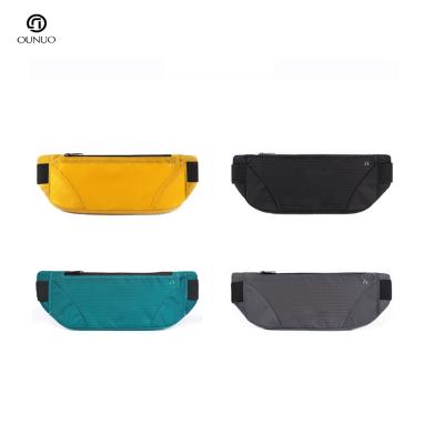 China Custom LOGO Eco-friendly Sports Canvas Waist Bag Travel Running Pussy Pack for sale