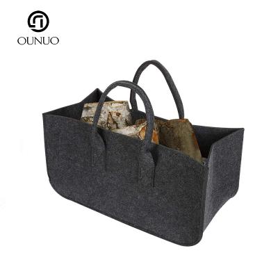 China Soft Chinese Firewood Tote Felt Packaging Bag Christmas Supplier for sale