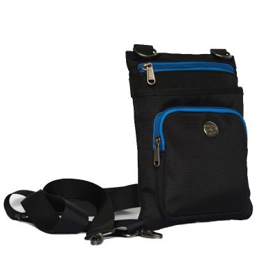 China New Style Eco - Friendly Zipper Canvas Waterproof Passport Bag For Man for sale