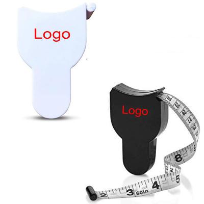 China ABS & Stainless Steel Customized 1.5m /60 inch Sewing body measuring tape retractable soft tape measure with logo double scale Measure Tape for sale