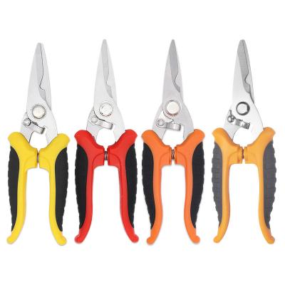 China Anti-Slip Grip Handheld Scissors Stainless Steel Blades Gardening Tools Bypass Pruning Shears  Effortless Branch Cutting Hand Pruner Shear for sale