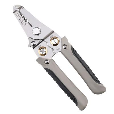 China WIRE STRIPPER Professional Hand Tool Wire Cutter Multi Function Combination Pliers With Pvc Handle Wire Stripper for sale