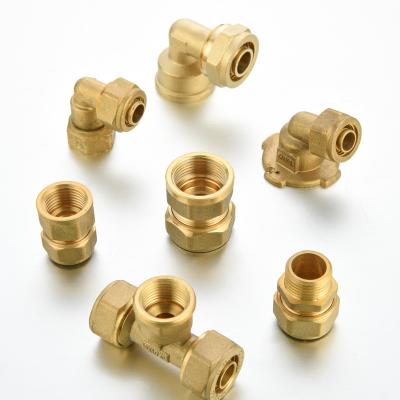 China Newest Design Top Quality Brass Compression Fttings Equal for sale