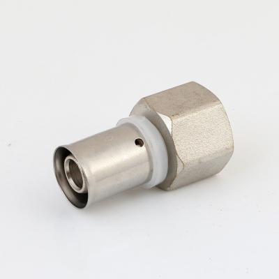 China Brass Pex Pipe Fittings Press Fittings Female Thread Coupling For Pex-Al-Pex Pipe Equal for sale