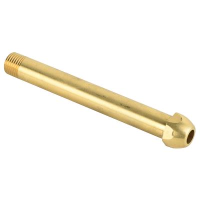 China Brass gas fittings male connector long pole 12cm NPT thread fittingcopper pipe equal for sale