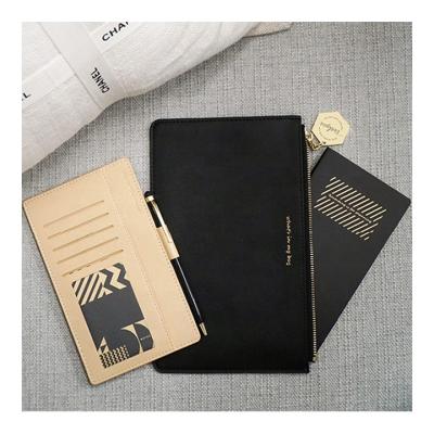 China 2022 Fashion Smart Mini Size Notebook PU Leather Diary Diary With Zipper Customized Travel Planner Notebook for sale