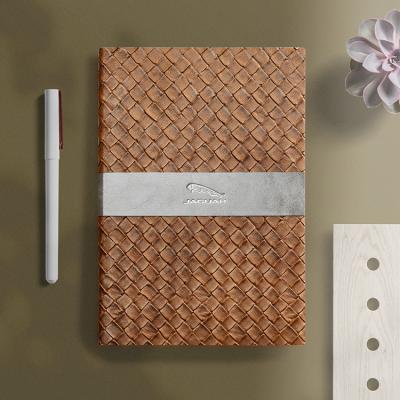 China Custom Premium High Quality Leather Softcover Notebook Diary Logo A5 Agenda Planner PU Diary Business Gift Vegan Leather for sale