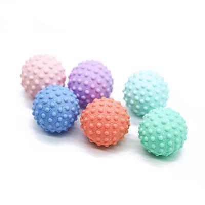 China Round Massage Hand Yoga Ball Cover Spike Ball Massage Yoga Ball Holder for sale