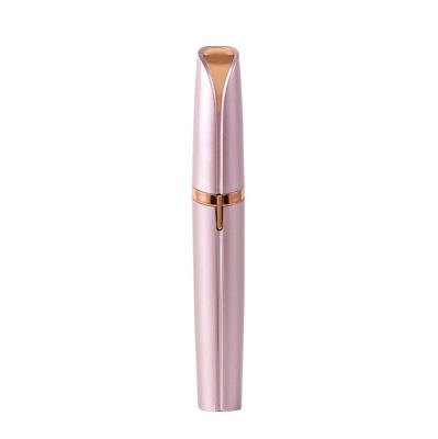 China Fashional Refillable Eyebrow Trimmer Hair Remover Painless Eyebrow Trimmer Eyebrow Shaver Tool For Face Lips Nose Facial Hair Removal for sale